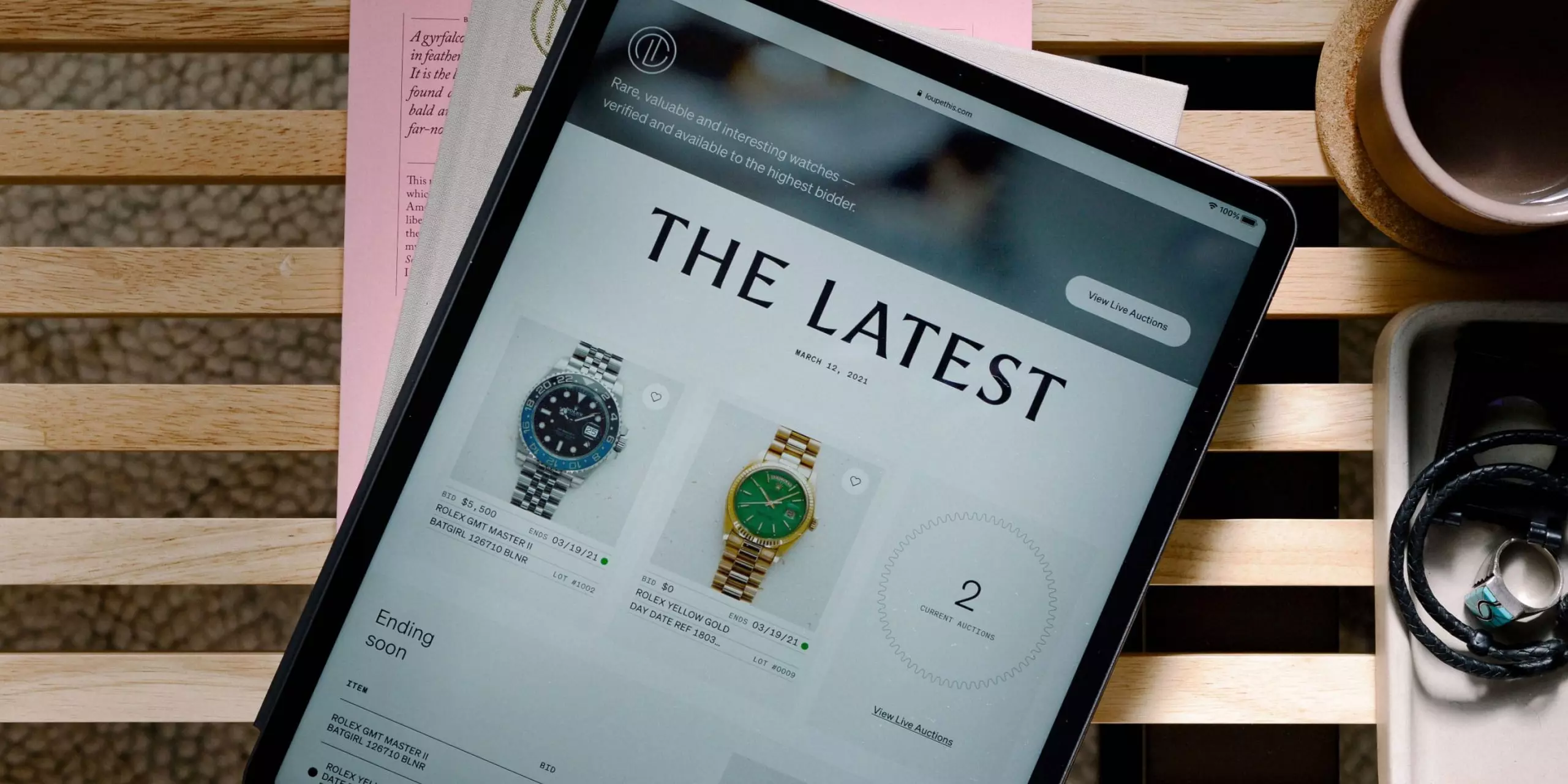 Presentamos Loupe This, una plataforma de subastas de relojes en línea altamente evolucionada para compradores y vendedores - Time and Tide Watches