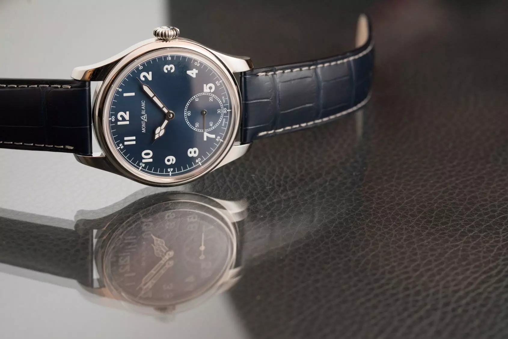 Montblanc 1858 Small Second Blue Dial Video Review менен